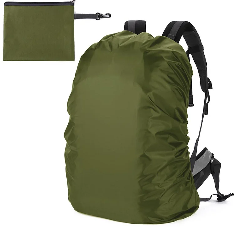 Waterproof Backpack Rain Cover Climbing Knapsack Raincover (Army Green M)
