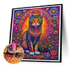 Colorful Cats-Full Round Diamond Painting 30*30CM