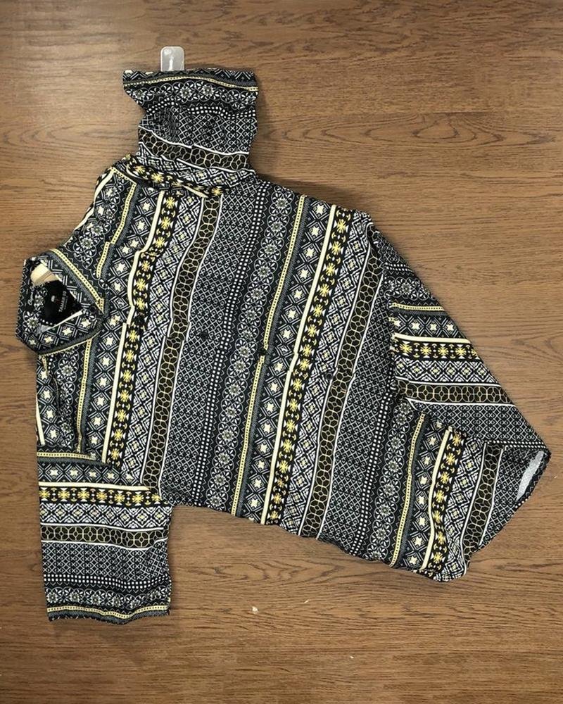 Men Short Sleeve Stripe Casual Shirts