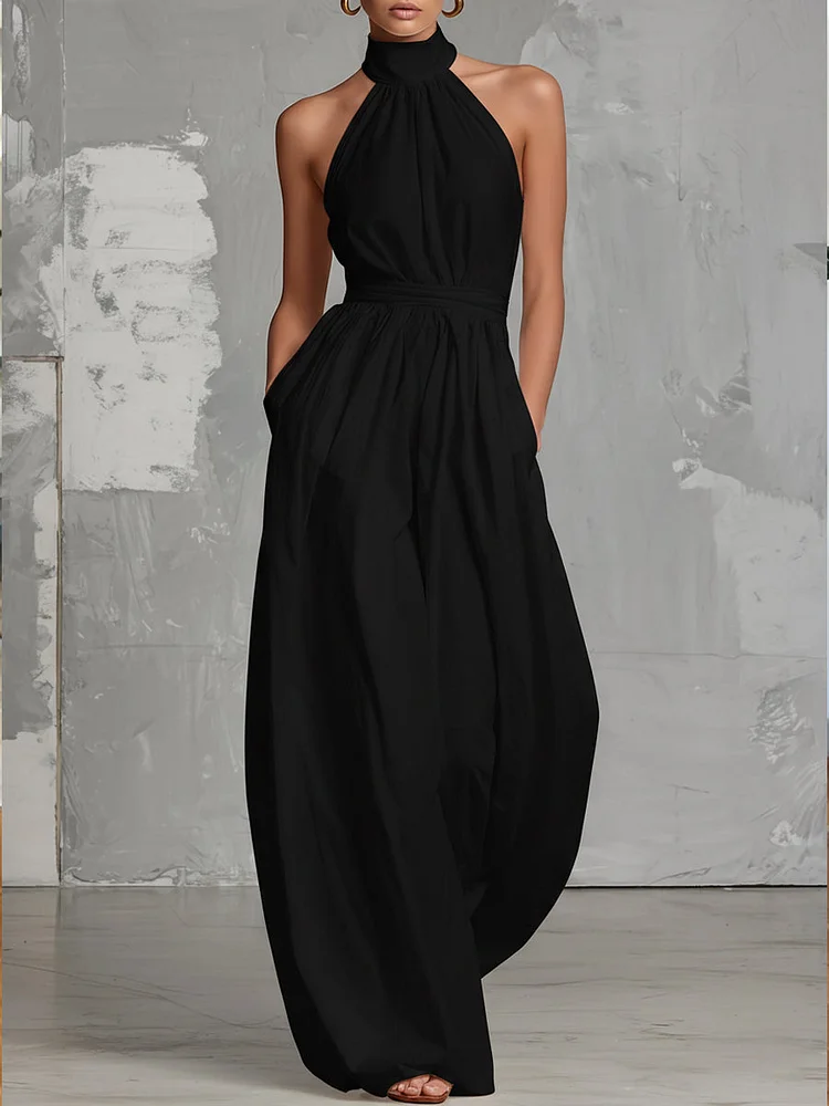 Women's Casual Sleeveless Jumpsuit