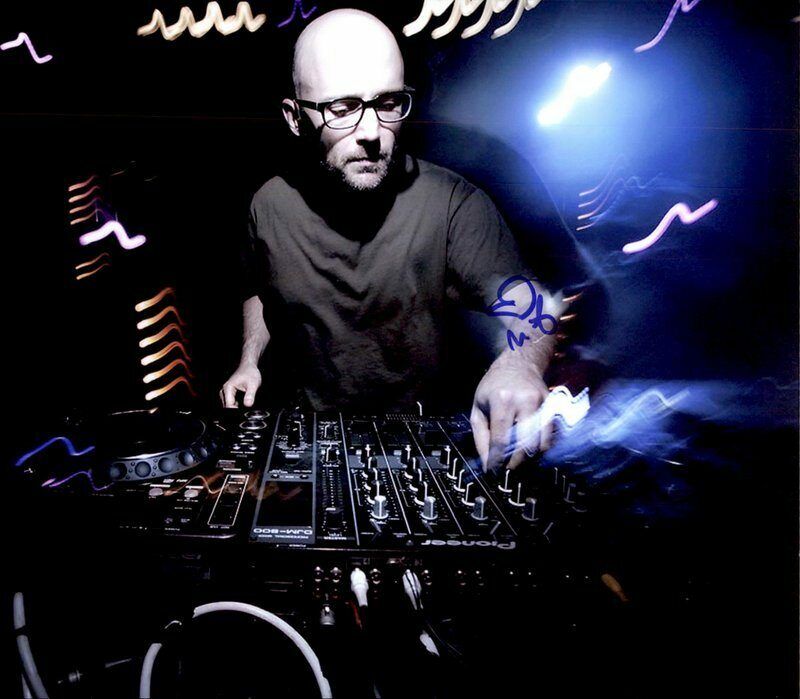 Moby authentic signed EDM DJ 10x15 Photo Poster painting W/Cert Autographed EDC Dub step B3