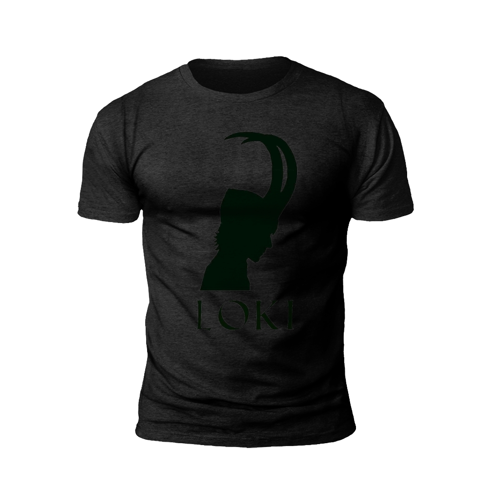 The Horned One: Loki's Silhouette T-Shirt