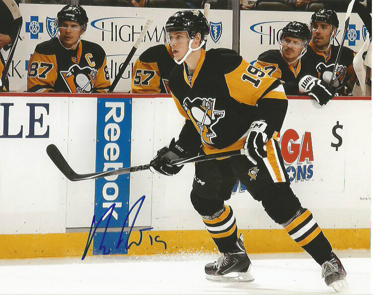 Pittsburgh Penguins Beau Bennett Signed Autographed 8x10 Photo Poster painting COA C