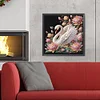 Diamond Painting-DIY Crystal Rhinestone Lotus Swan(40x40cm)