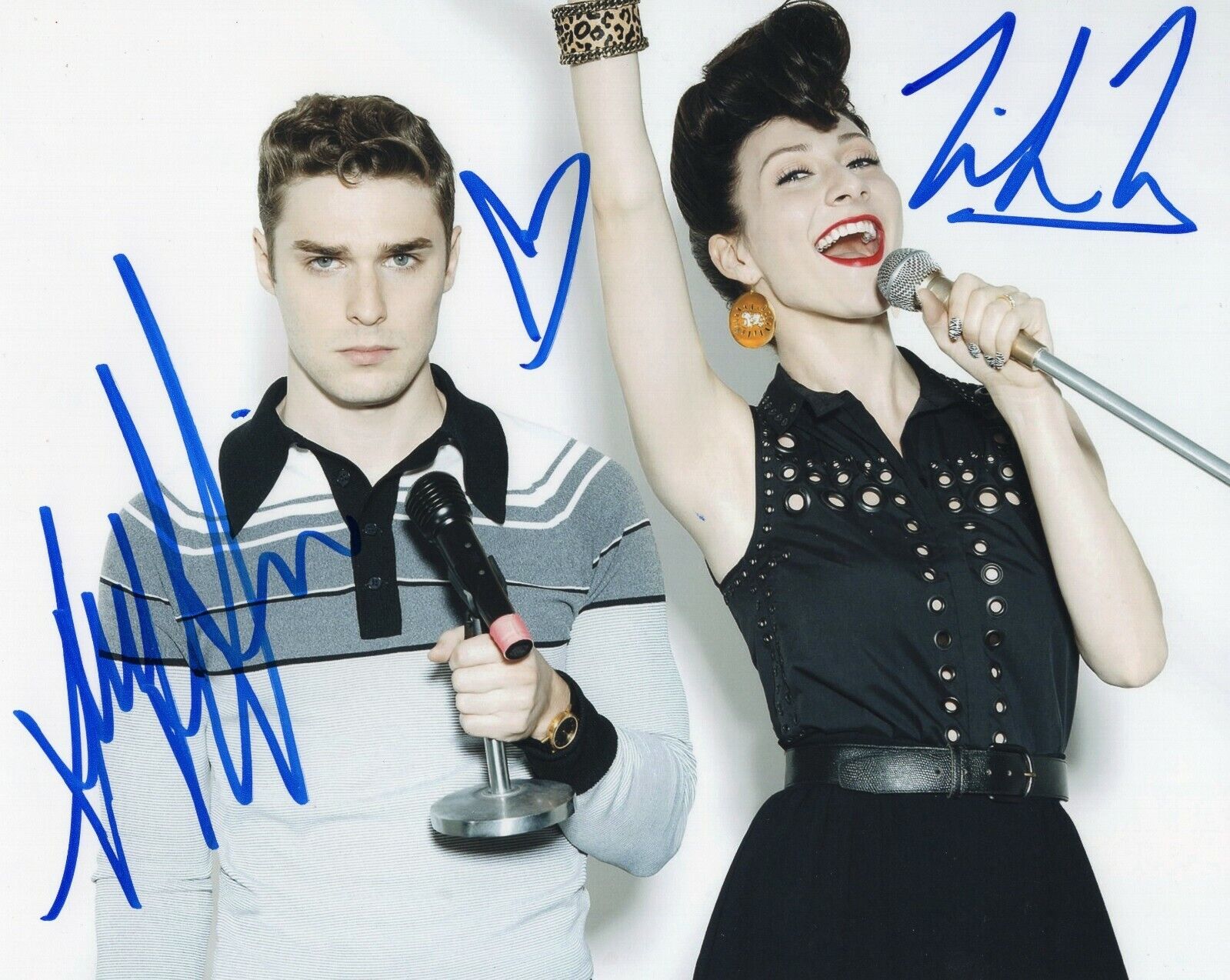 Amy Noonan Nick Noonan Signed 8x10 Photo Poster painting w/COA Karmin Acapella