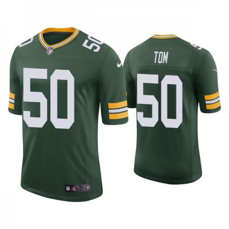 Men's Green Bay Packers #50 Zach Tom Green Stitched Football Jersey EVPL