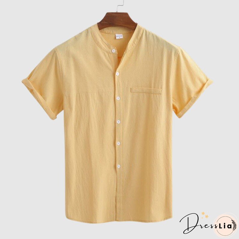Classic Linen Vacation Shirt