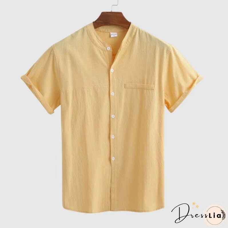 Classic Linen Vacation Shirt