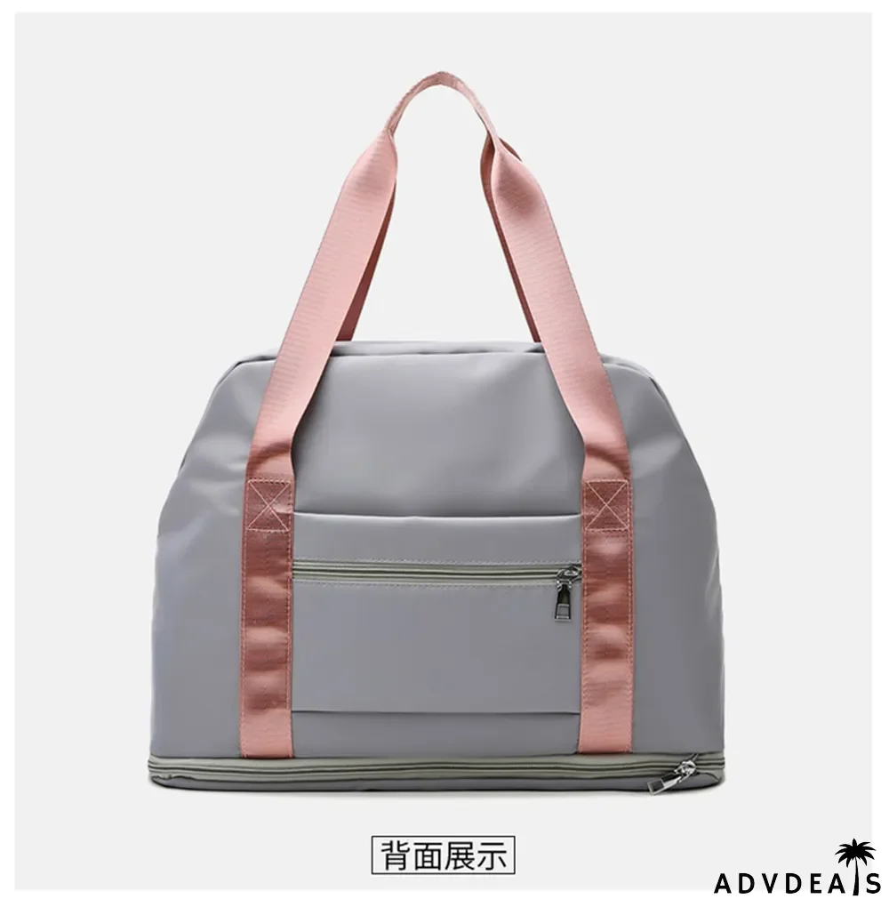 PINK Letter Print Dry and Wet Separation Extend Bag