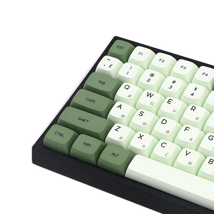 Keypro Matcha Green Ethermal PBT keycap set