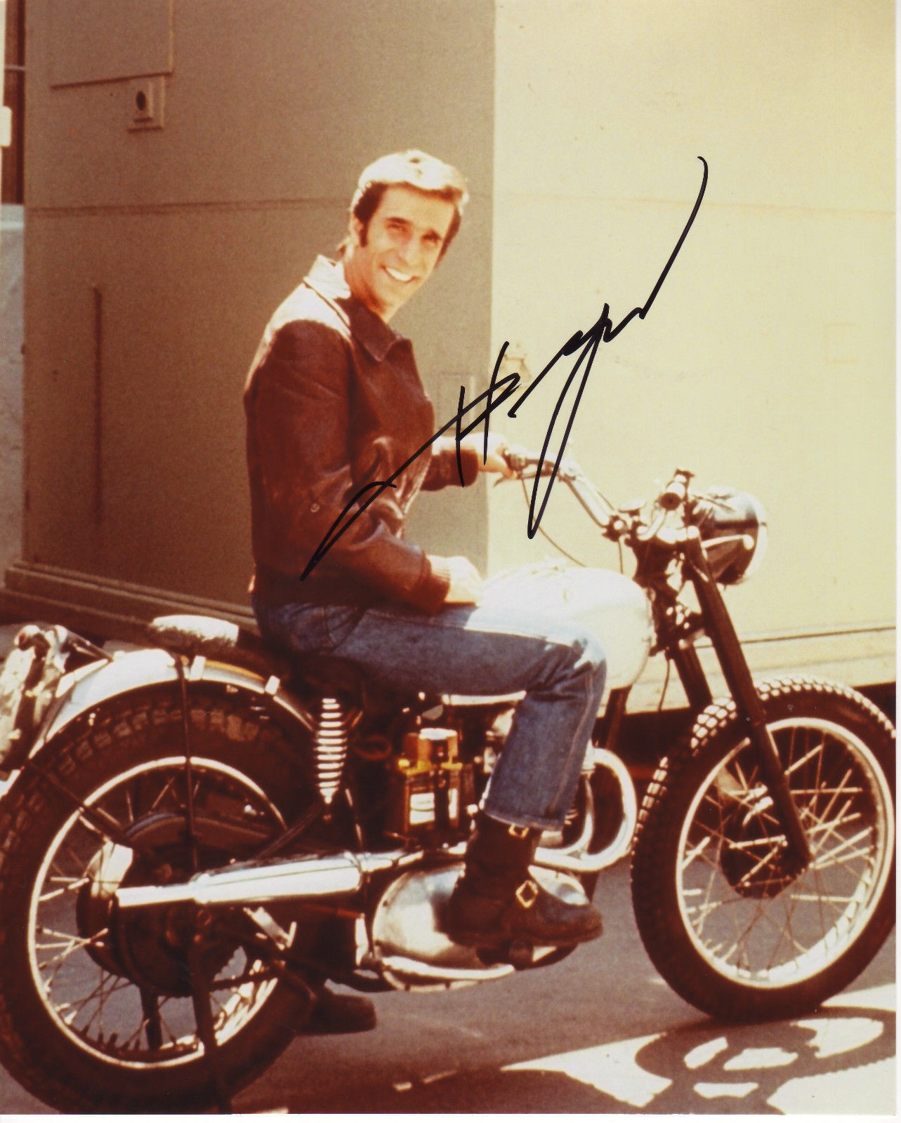 HENRY WINKLER - HAPPY DAYS AUTOGRAPH SIGNED PP Photo Poster painting POSTER