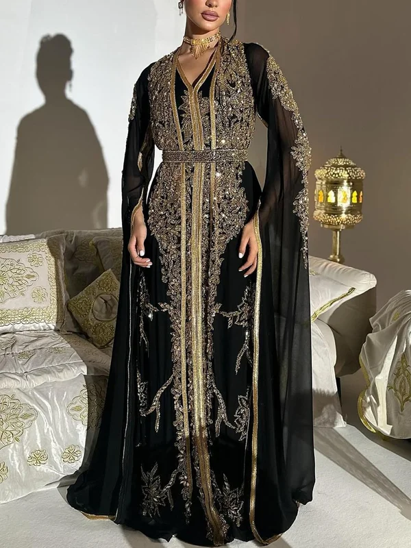 Temperament Retro Palace Style Mesh  Women's Dress