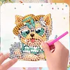 6pcs Acrylic Special Shape Dog Diamond Painting Fridge Magnet