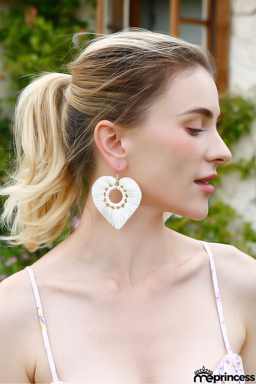 Random 4-Pair Fringe Heart Dangle Earrings
