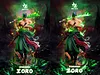 POP Scale Onigashima Roronoa Zoro with LED - ONE PIECE Resin Statue - MengXin Studio