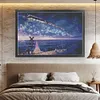 Under Starry Sky-14CT Stamped Cross Stitch Egyptian Cotton 83*59cm/32.68*23.23in(Big Size) tapestrymarket