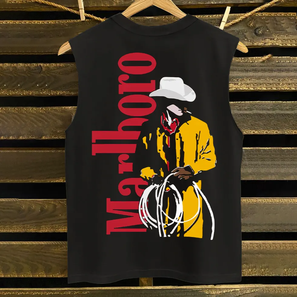 Stylish Cowboy Graphic Tank Top
