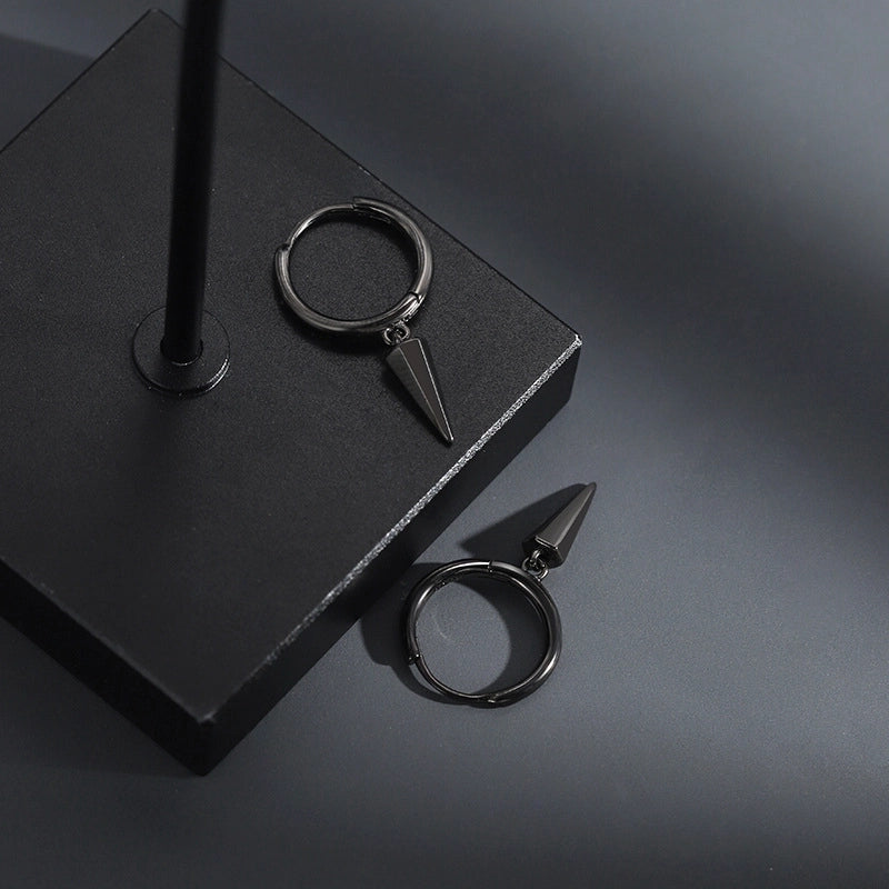 1 Pair Hip-hop Geometric Plating Copper Earrings