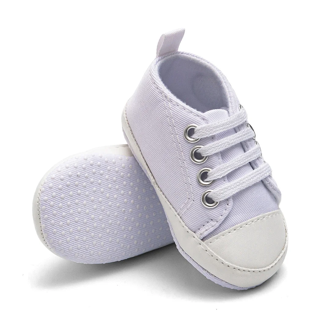 Baby Boy Girl “ Baby ” Letter Printed Anti-slip Canvas Shoes