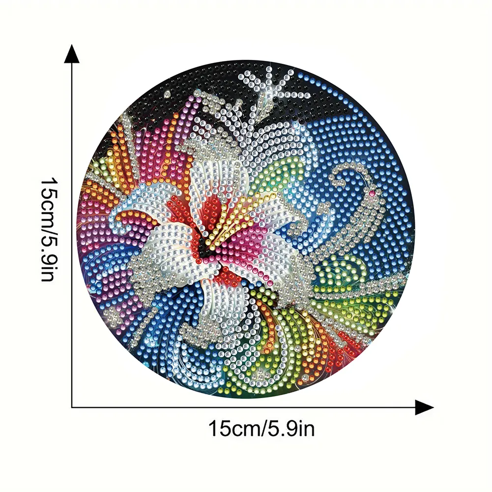 DIY Diamond Dot Kits Lily Diamond Painting Placemats Projects for Beginners