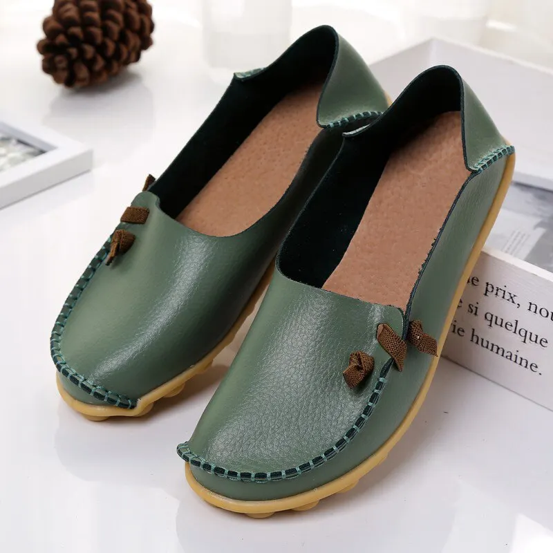 New Fashion Women Flat Shoes Round Head High Quality Mother Shoes Ballet Comfortable Candy Colors Ladies Footwear Zapatos Mujer