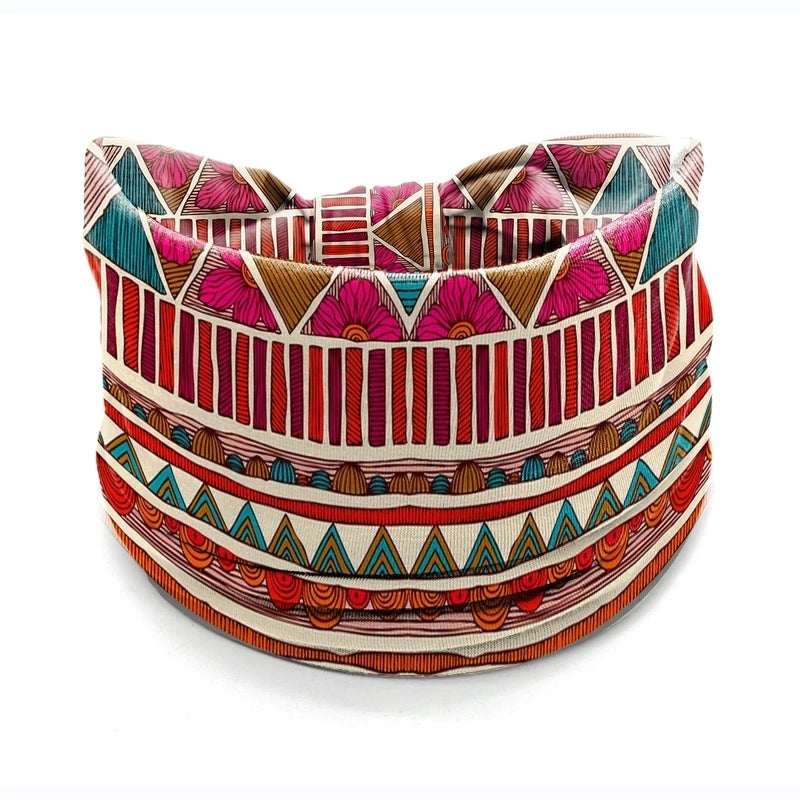 Women’s Hair Band African Print Pattern Wide Edge Elastic Knot Sports Yoga Headband Women’s Headwear Hair Accessories
