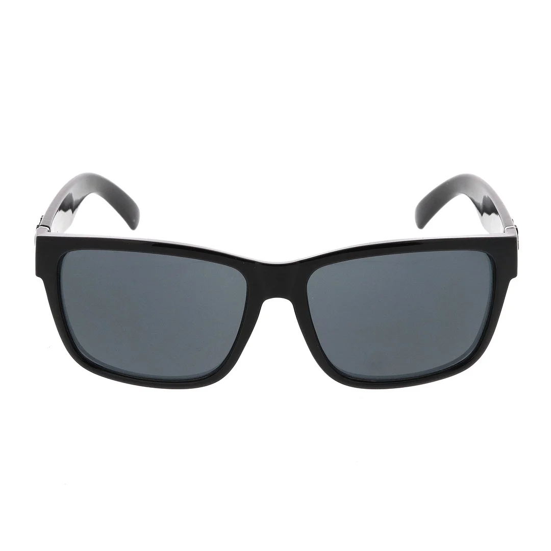 Men's OG Hip Hop Wide Arm Blacked Out Square Lens Horn Rimmed LOCS glasses 60mm