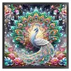 Peacock Spreads Its Tail-11CT Stamped Cross Stitch 50*50cm/19.69*19.69in