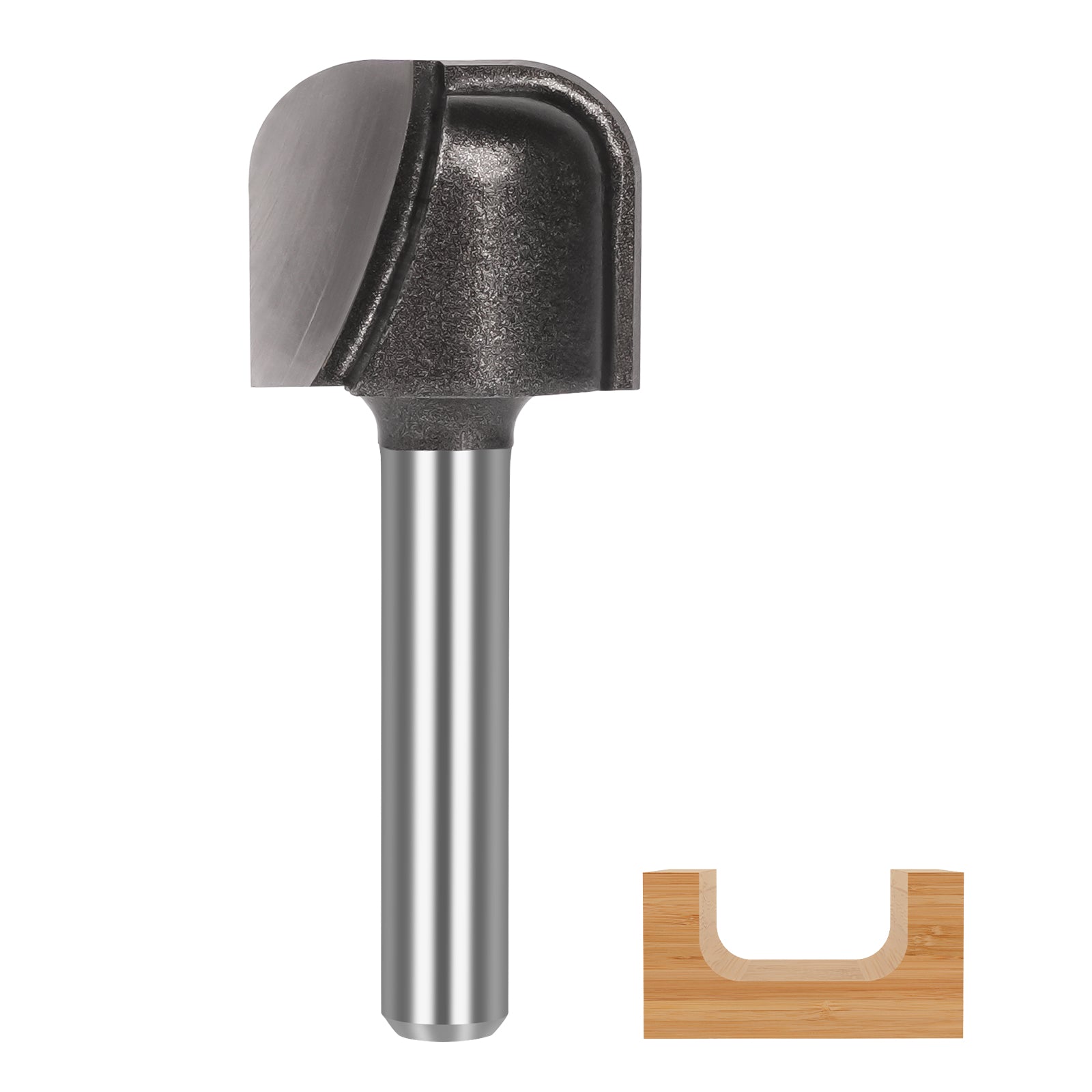 LUNYEE 1/4 Shank Bowl & Tray CNC Router Bit, 3/4 inch Cutting Diameter