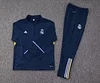 2023/2024 Real Madrid Half-Pull Training Suit Royal blue Football Shirt 1:1 Thai Quality