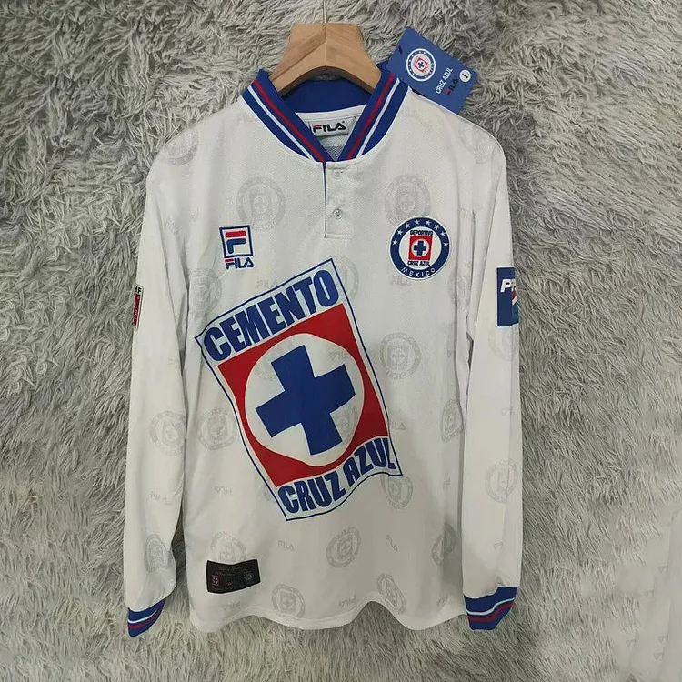 1997/98 Cruz Azul Away Long Sleeve Retro Jersey