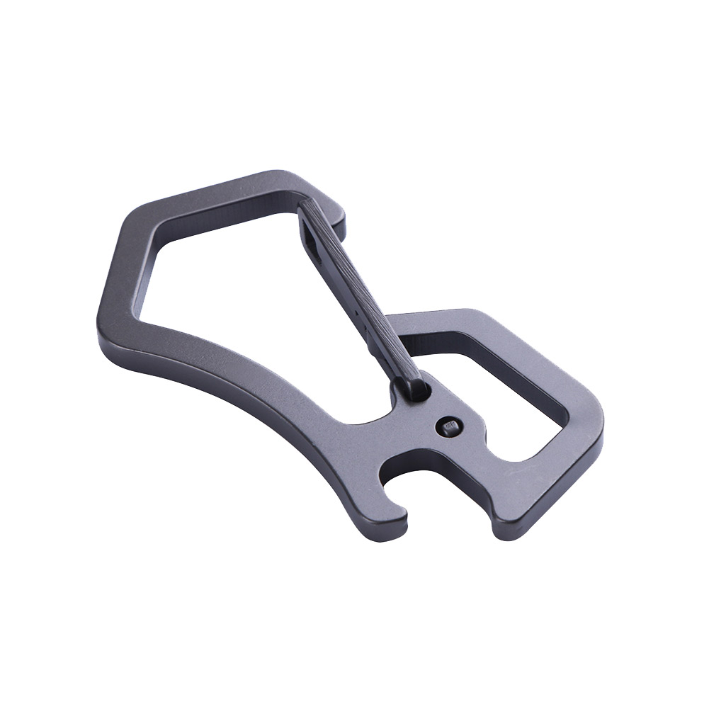 

Camping Carabiner Keychain Outdoor Climbing Clip Buckle Hook w/ Opener Grey, 501 Original