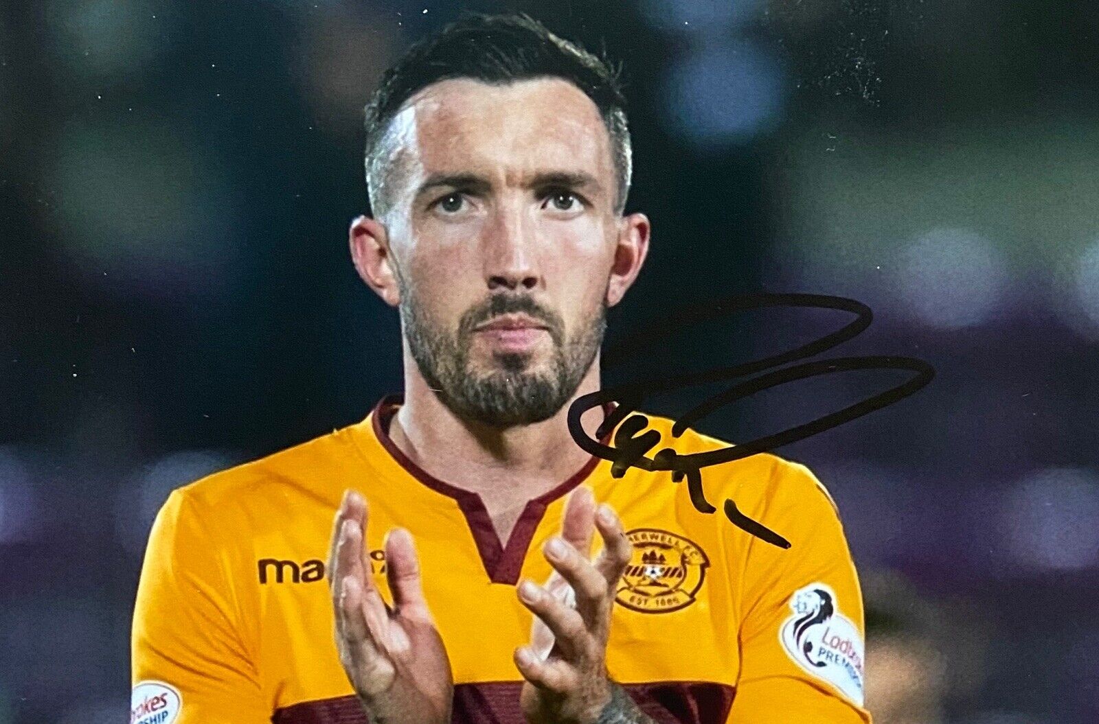 Ryan Bowman Genuine Hand Signed 6X4 Photo Poster painting - Motherwell