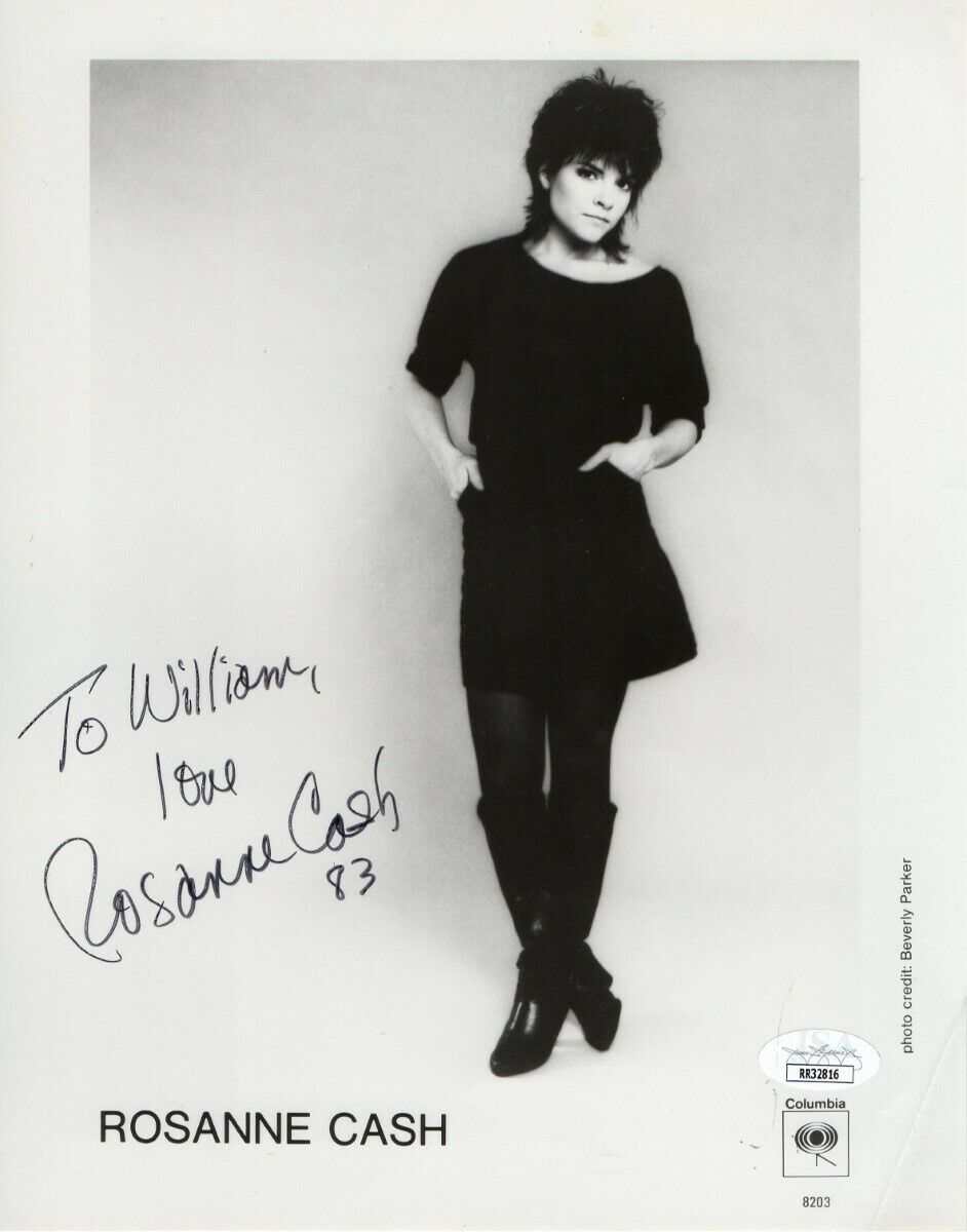 Rosanne Cash Signed Autographed 8X10 Photo Poster painting Singer Songwriter 1983 JSA RR32816