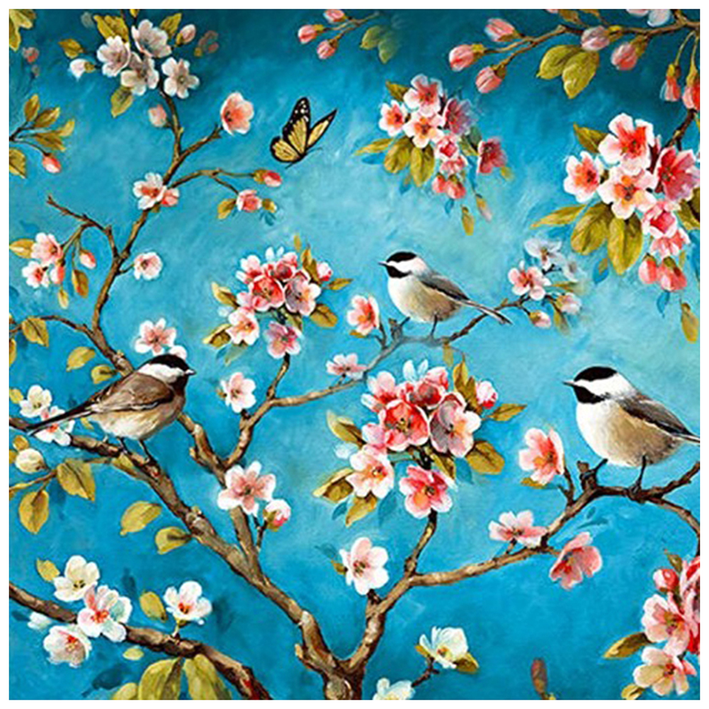 

Flower Bird - Round Drill Diamond Painting - 40*40CM, 501 Original