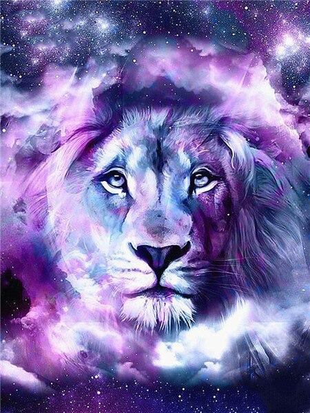 

Lion Of The Galaxy – Paint By Numbers - 40*50CM, 501 Original