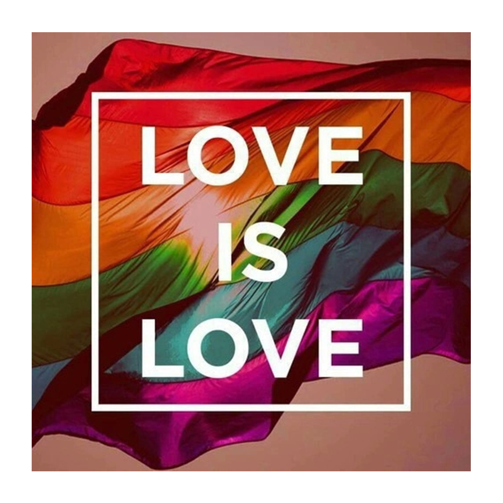 

Rainbow Flag - Round Drill Diamond Painting - 30*30CM, 501 Original