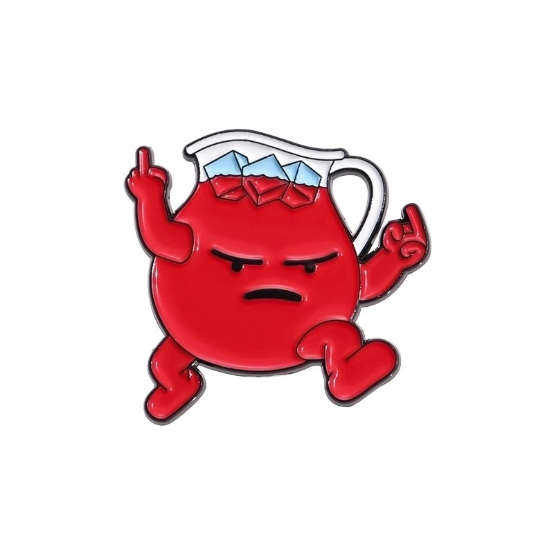 Cartoon Style Cowboy Style Letter Cup Alloy Stamping Stoving Varnish Women’s Brooches