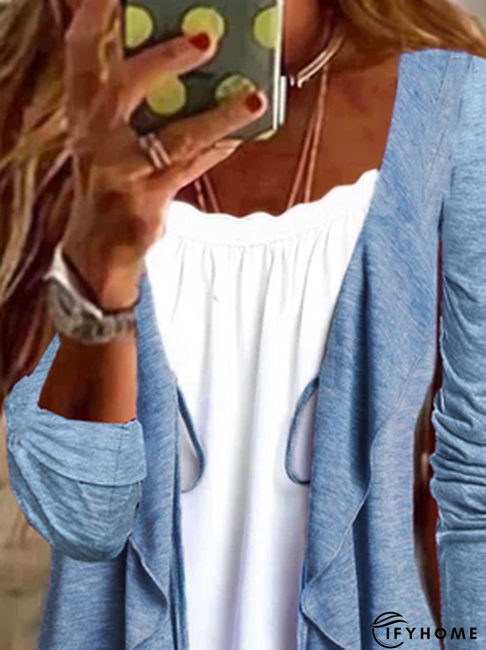 Jersey Loose Plain Other Coat | IFYHOME