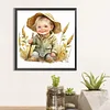 Diamond Painting -DIY Round Drill Farm Cowboy Kids