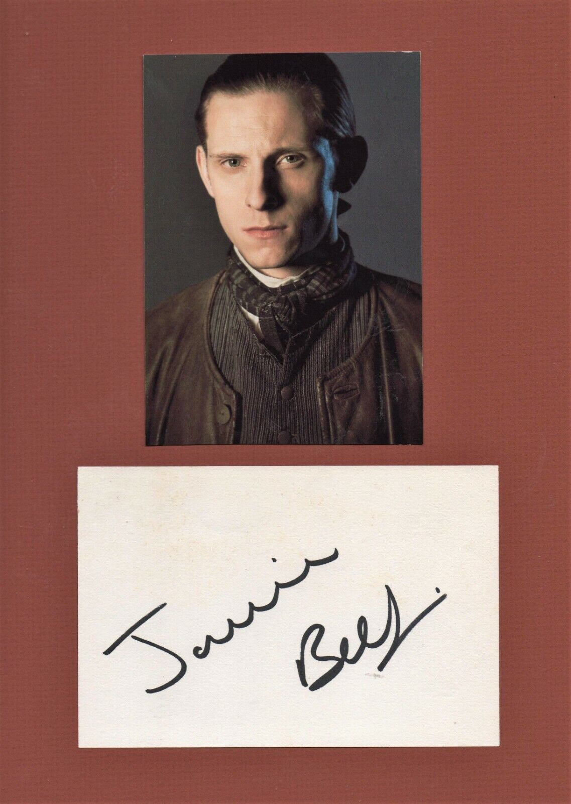 BILLY ELLIOT - JAMIE BELL - personally signed album card + picture display