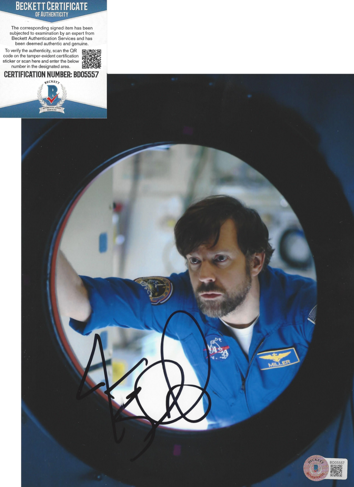 JASON SUDEIKIS SIGNED 'THE LAST MAN ON EARTH' MIKE 8x10 Photo Poster painting BECKETT COA BAS