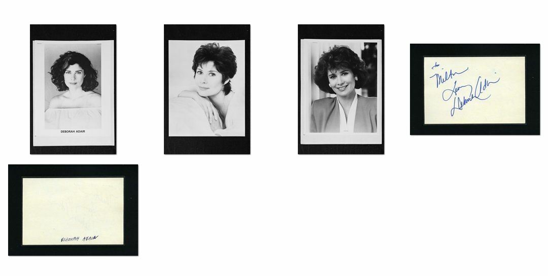 Deborah Adair - Signed Autograph and Headshot Photo Poster painting set - DOOL