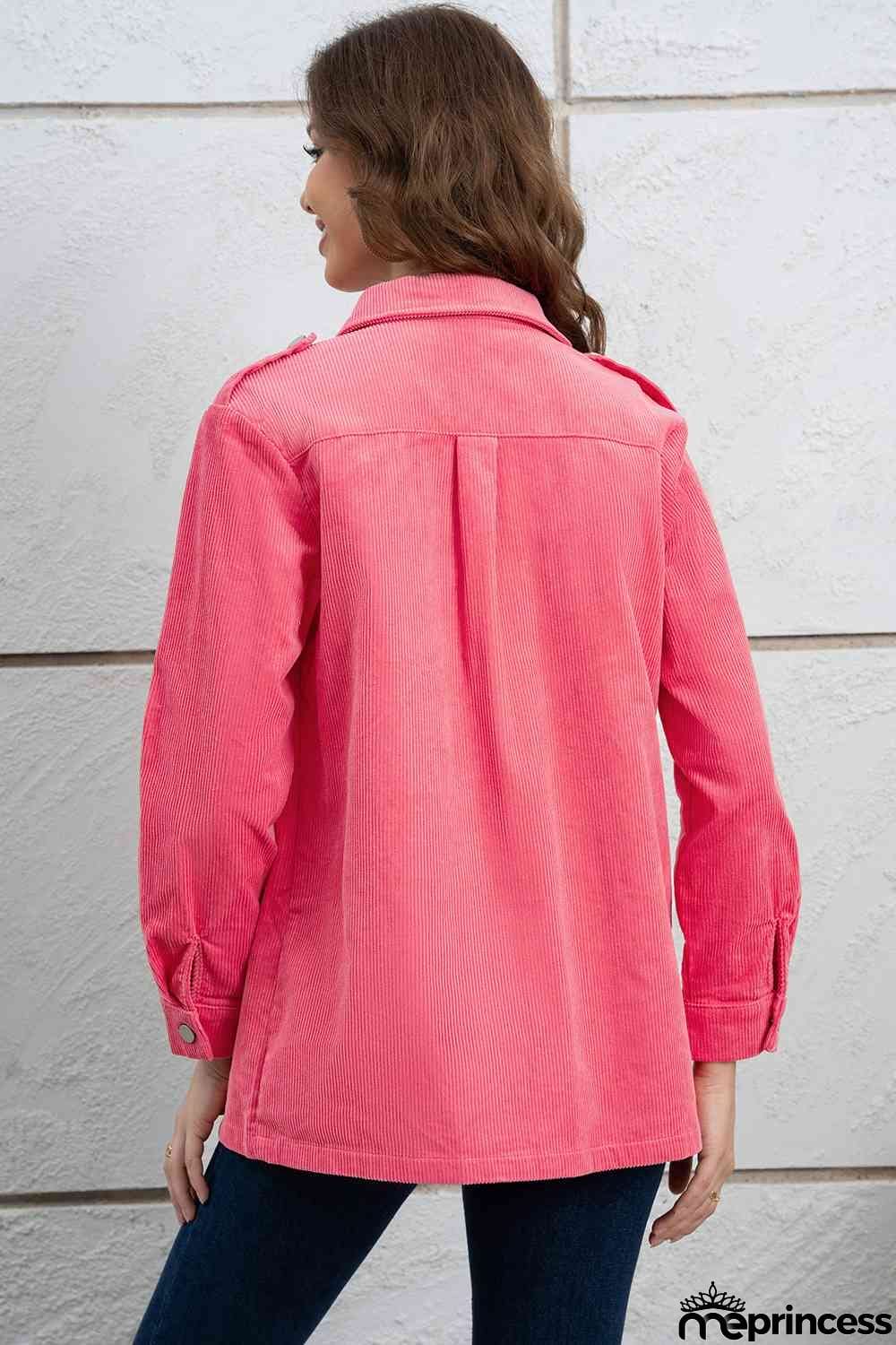 Button Down Collared Jacket