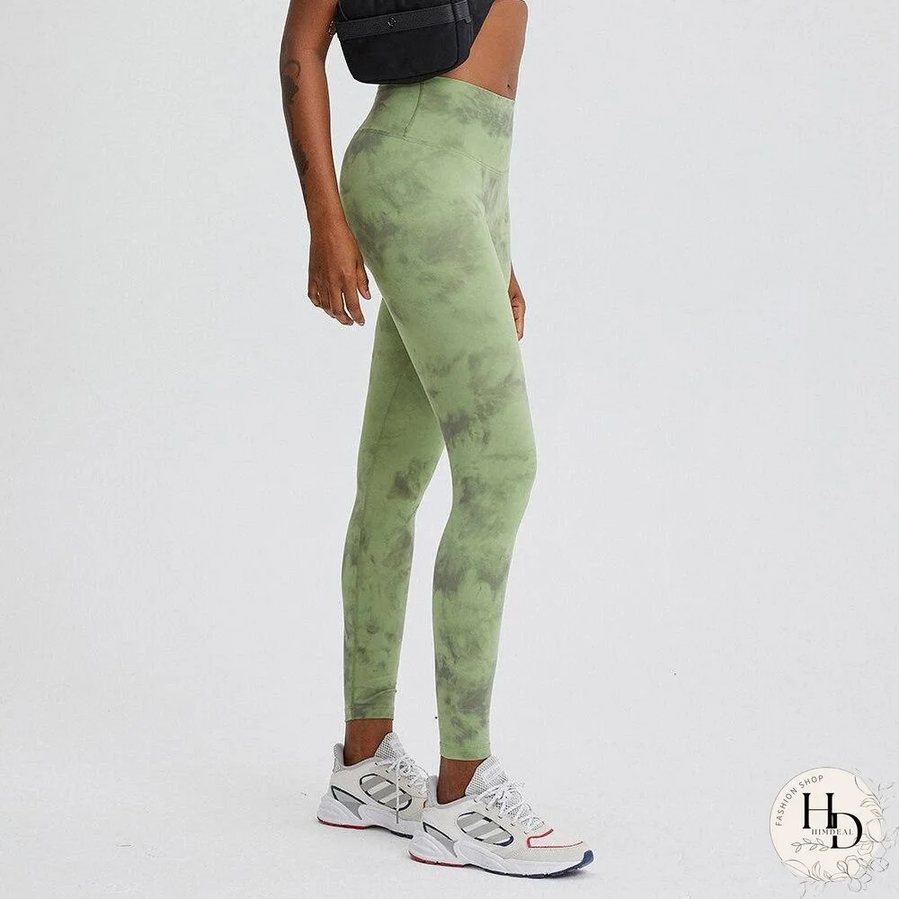 CLASSIC 3.0-TIE DYE Naked Feel Fitness Workout Legging Women No Camel Toe Squat Proof Yoga Pants Sport Gym Legging 2-12
