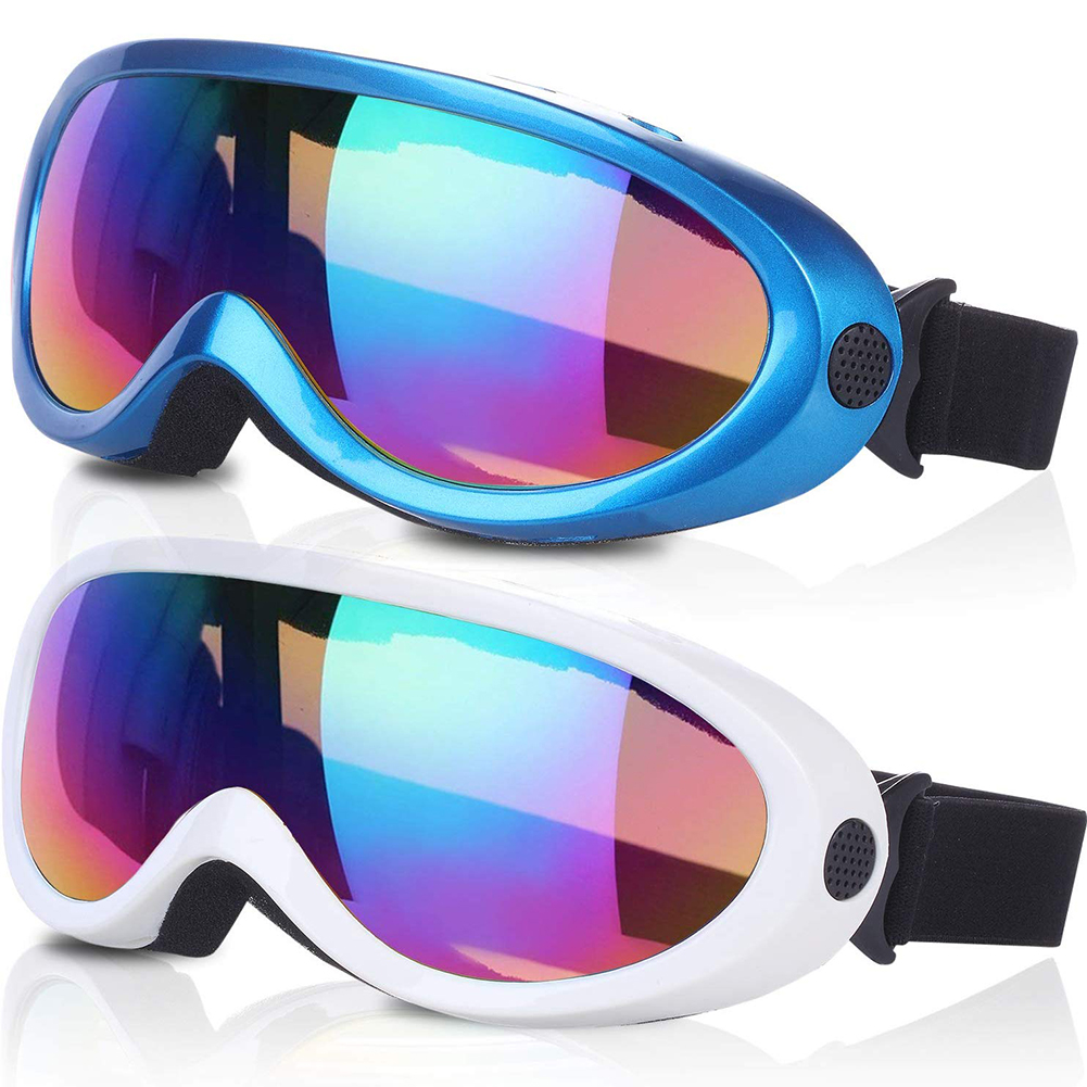 

2 Pairs Children Ski Goggles Single Layer UV400 Glasses for Climbing (B, 501 Original