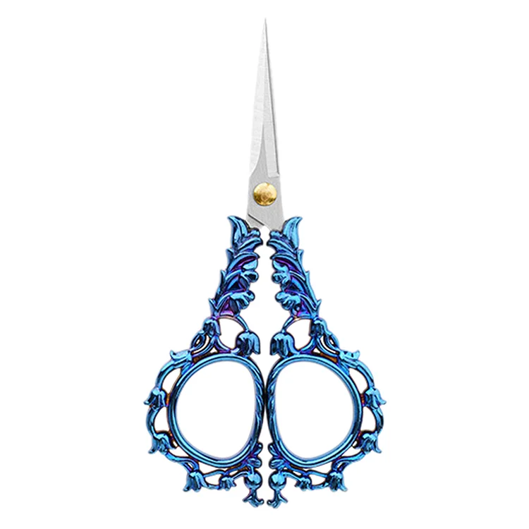Vintage European Style Scissors Vintage Flower Scissor for Art Work/Everyday Use 12.8*6.2CM(5.04*2.44in)