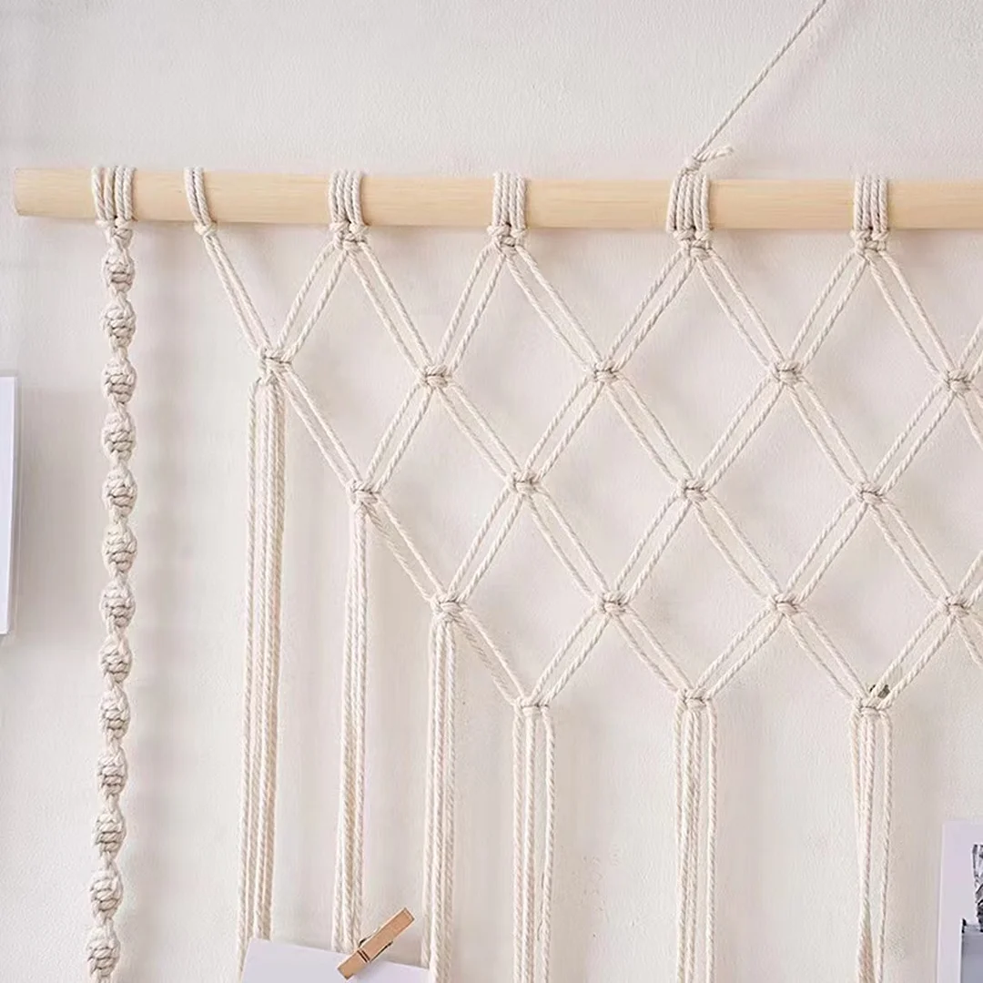 Athvotar Athvotar Style Hand Woven Tapestry Photo Clip Room Decorated Wall Pendant Photo Clip