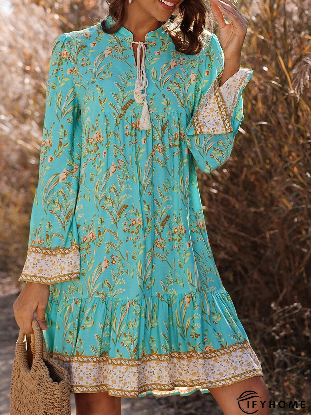 Boho Long Sleeve Dress | IFYHOME