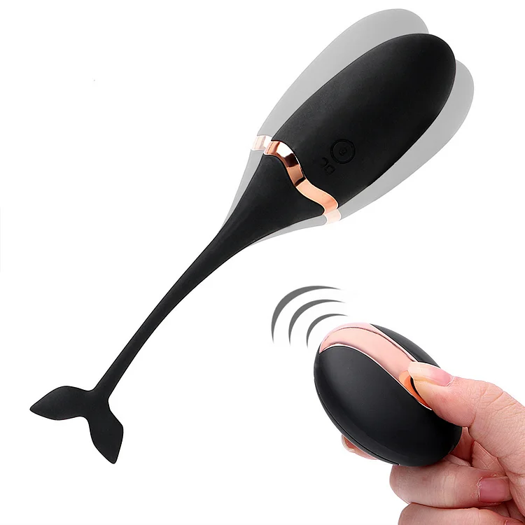 Remote Control Small Tadpole Fishtail Vibrating Egg Adult Sex Toy Vibrator